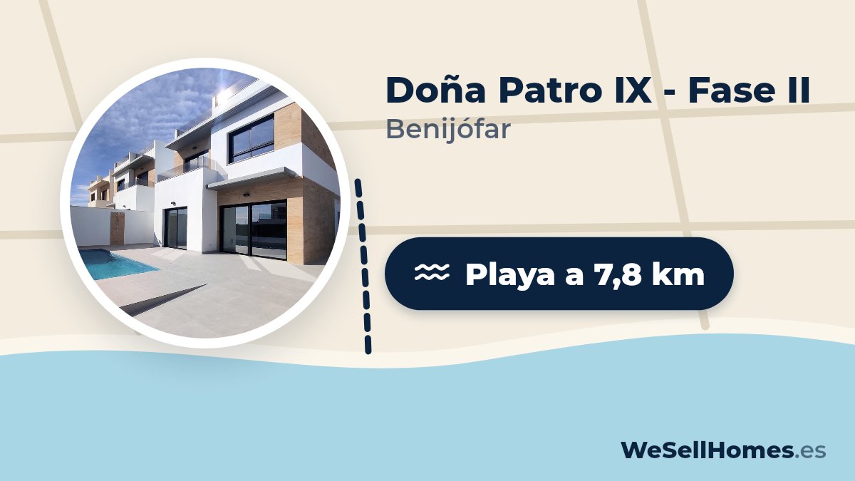 Doña Patro IX - Fase II, Benijófar: Playa a 7,8 km