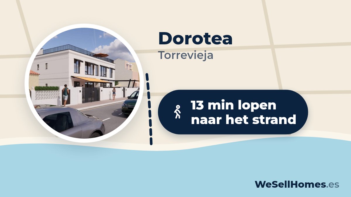 Dorotea, Torrevieja: 13 min lopen naar het strand