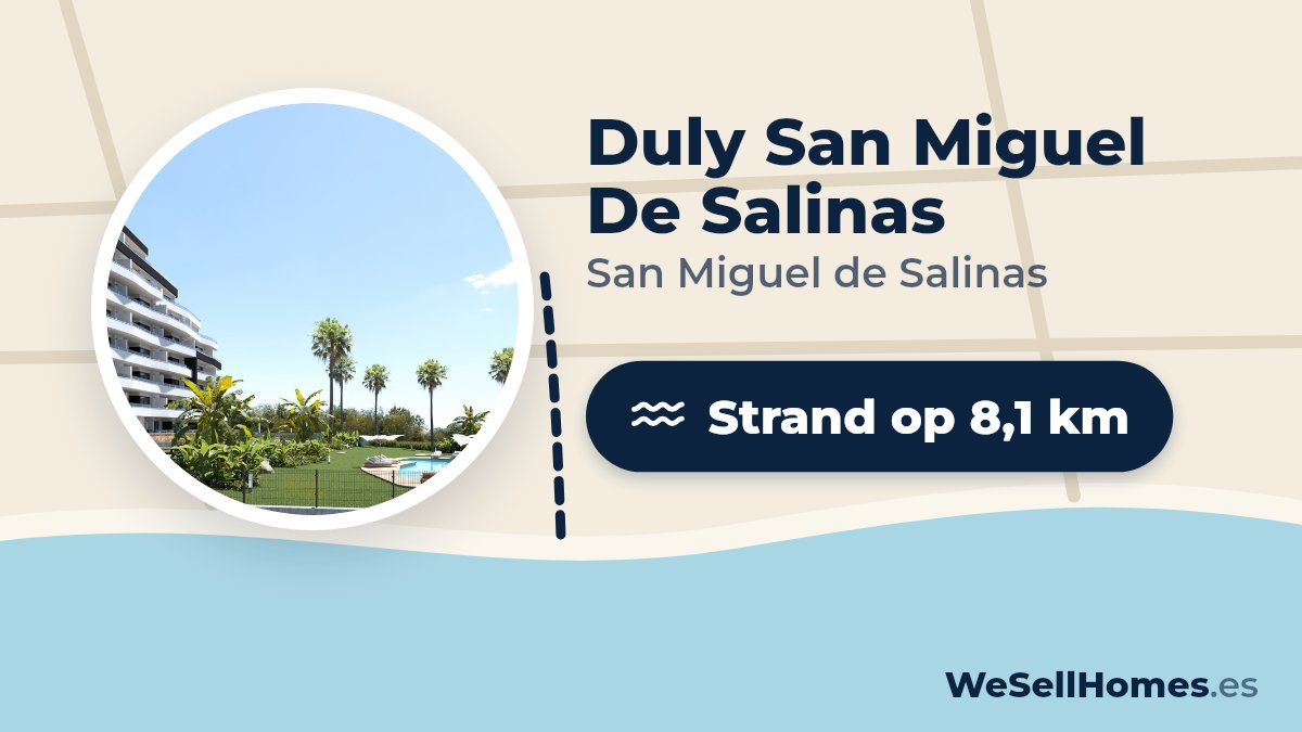 Duly San Miguel De Salinas, San Miguel de Salinas: Strand op 8,1 km