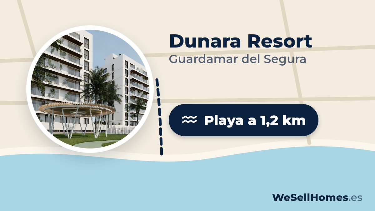 Dunara Resort, Guardamar del Segura: Playa a 1,2 km