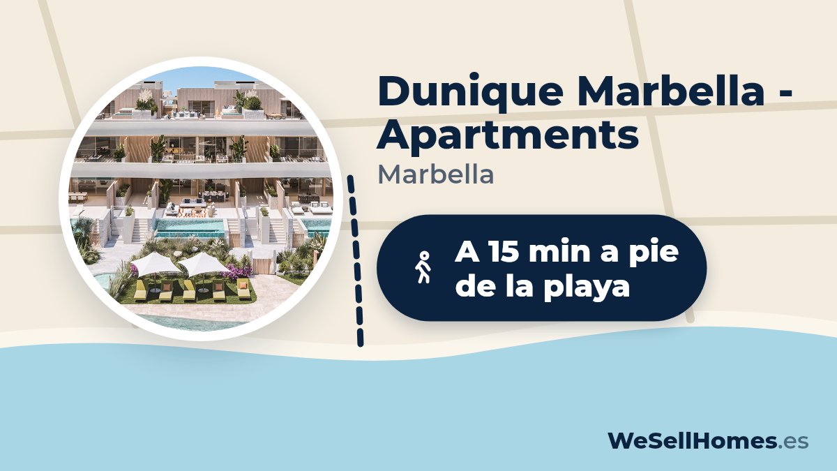 Dunique Marbella - Apartments, Marbella: A 15 min a pie de la playa