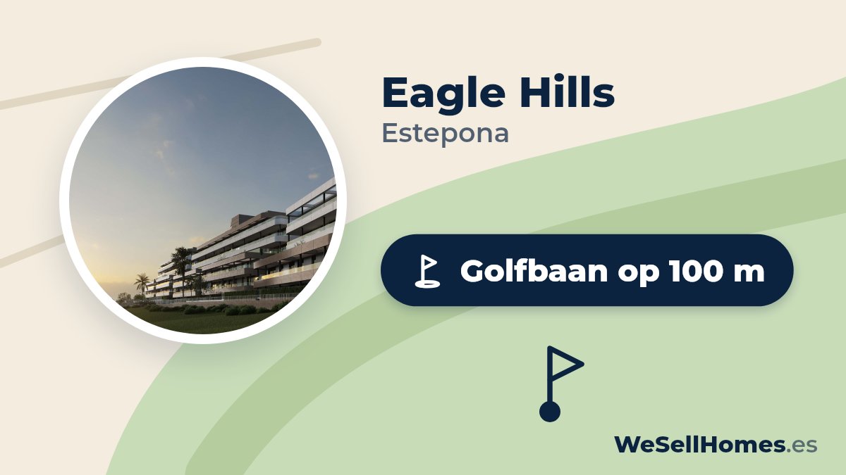 Eagle Hills, Estepona: Golfbaan op 100 m