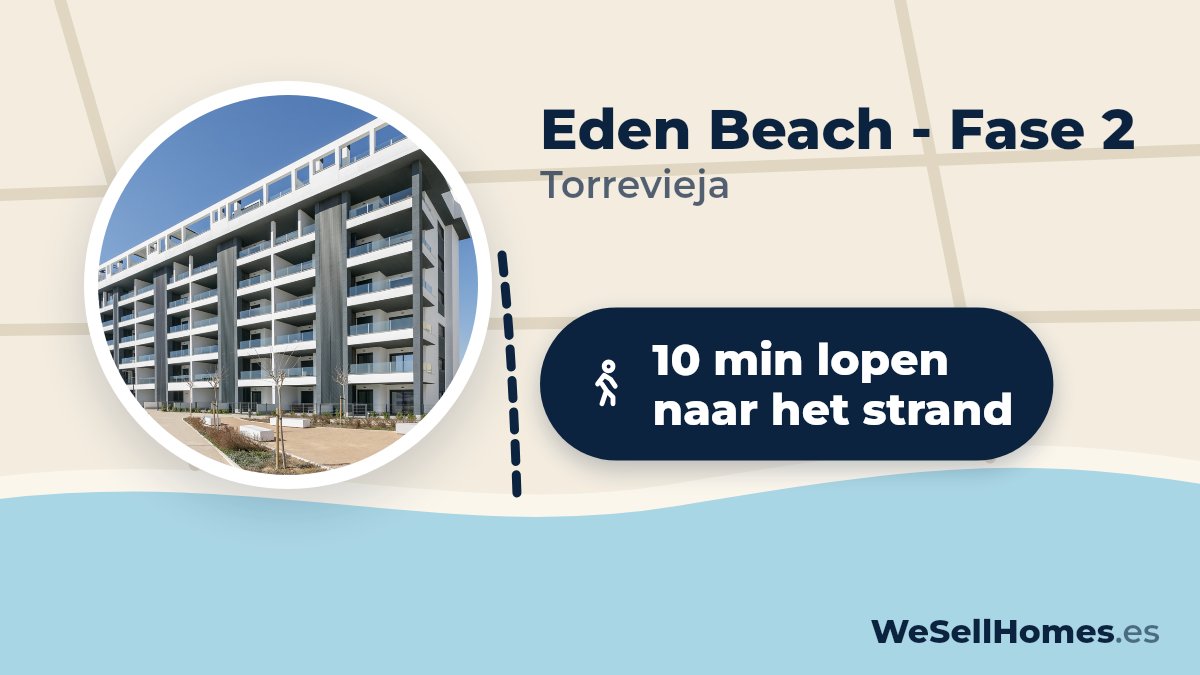 Eden Beach - Fase 2, Torrevieja: 10 min lopen naar het strand