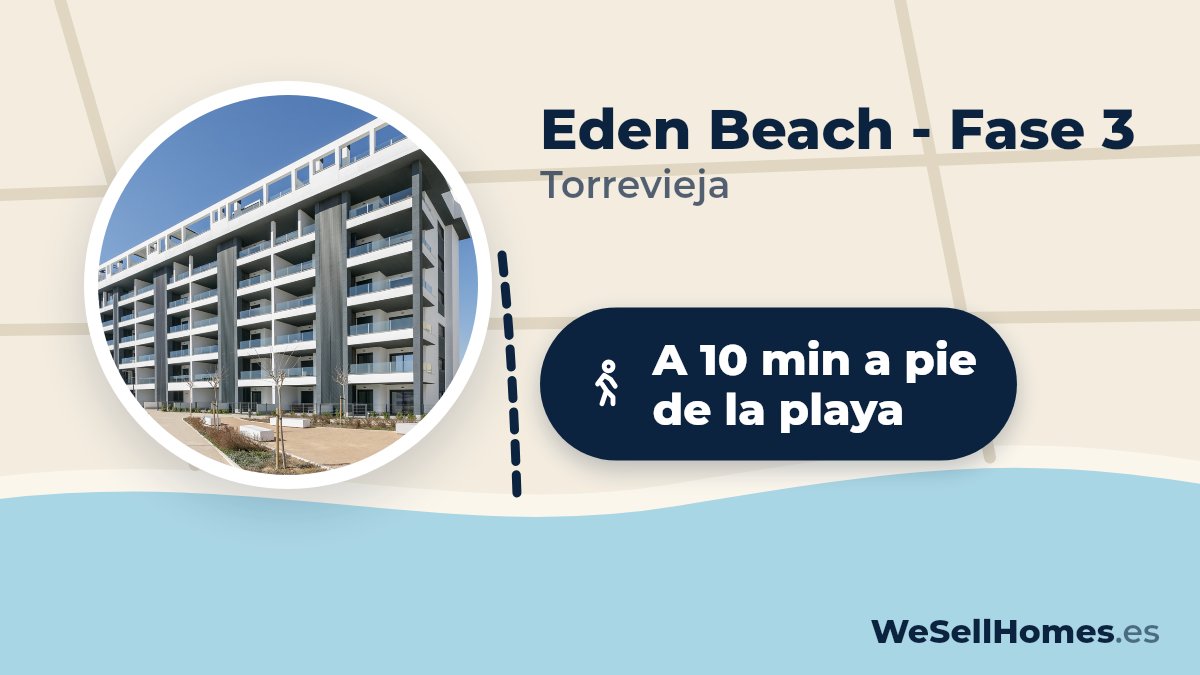 Eden Beach - Fase 3, Torrevieja: A 10 min a pie de la playa