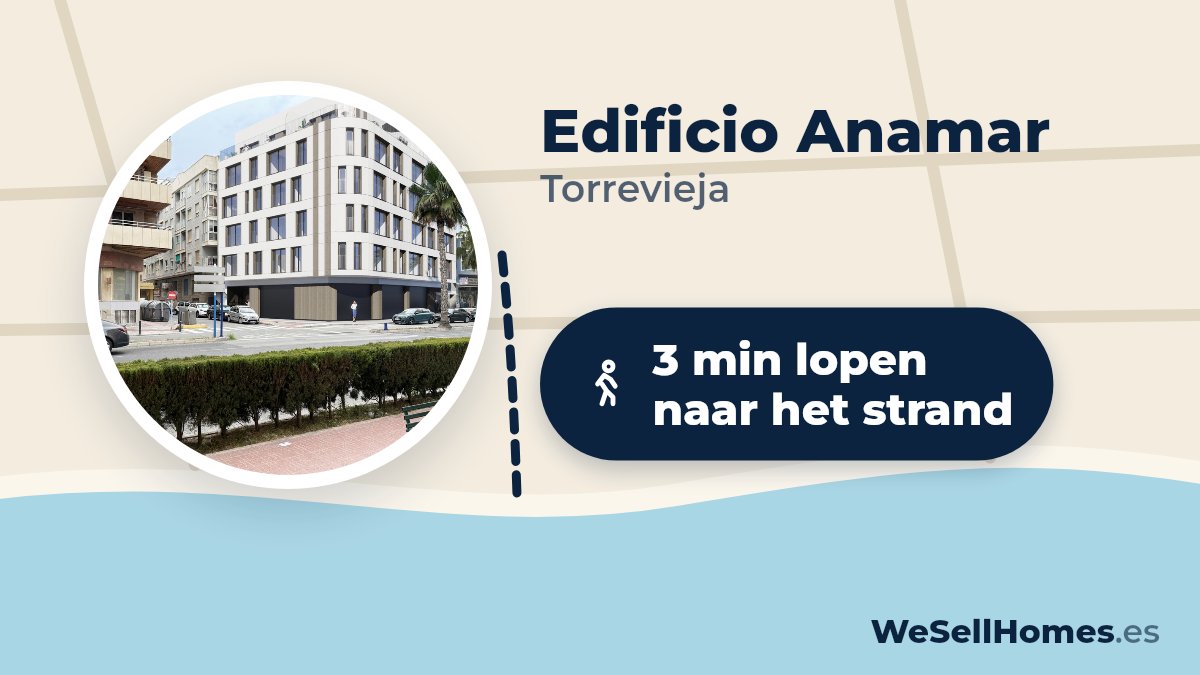 Edificio Anamar, Torrevieja: 3 min lopen naar het strand