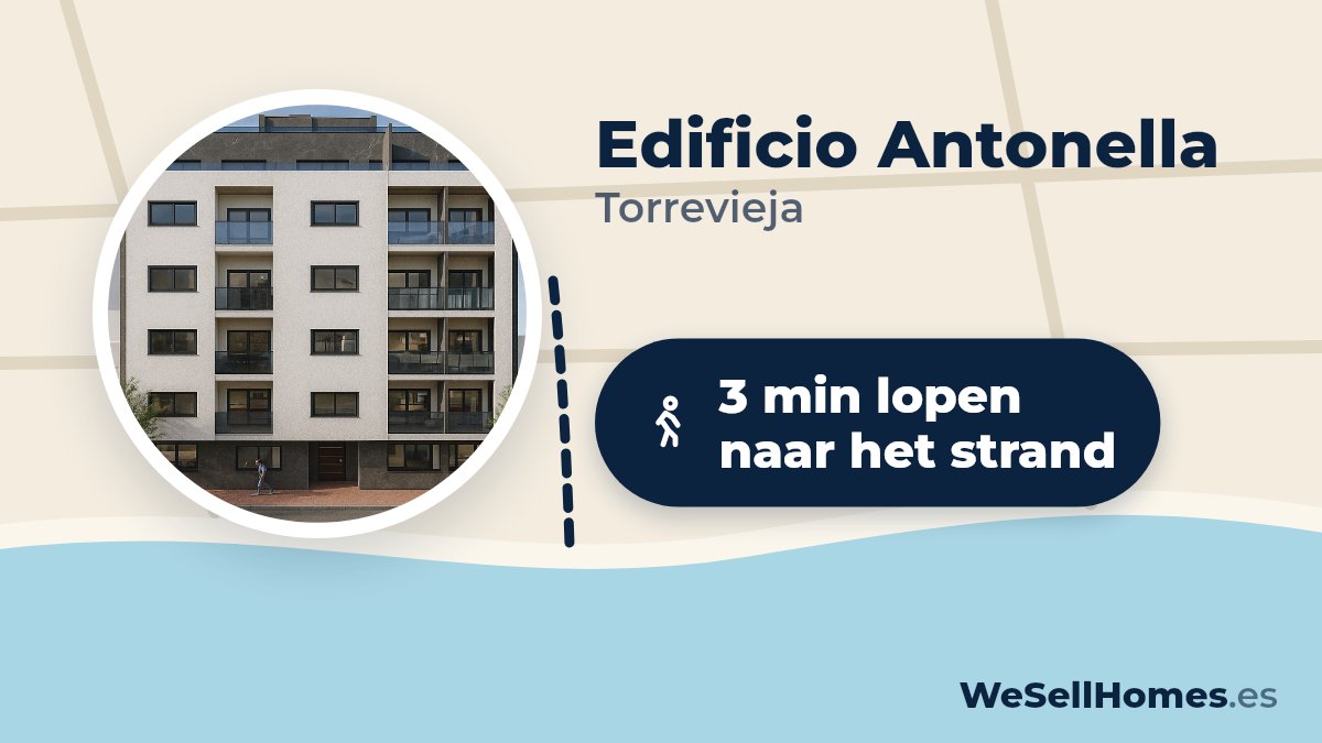 Edificio Antonella, Torrevieja: 3 min lopen naar het strand