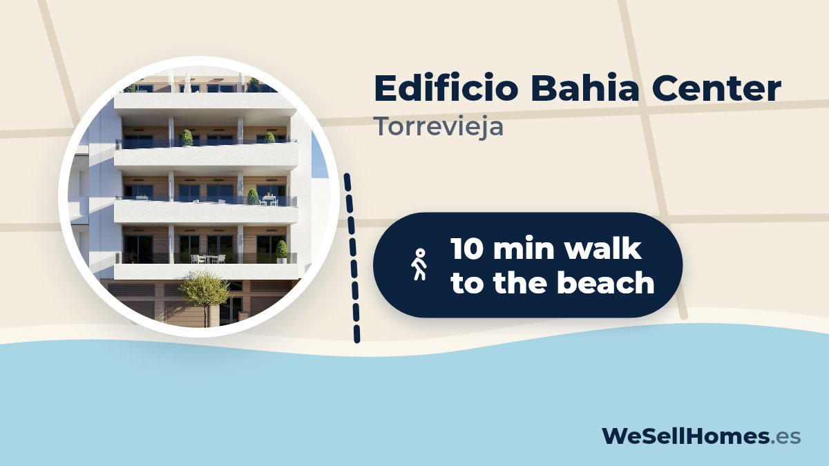 Edificio Bahia Center, Torrevieja: 10 min walk to the beach
