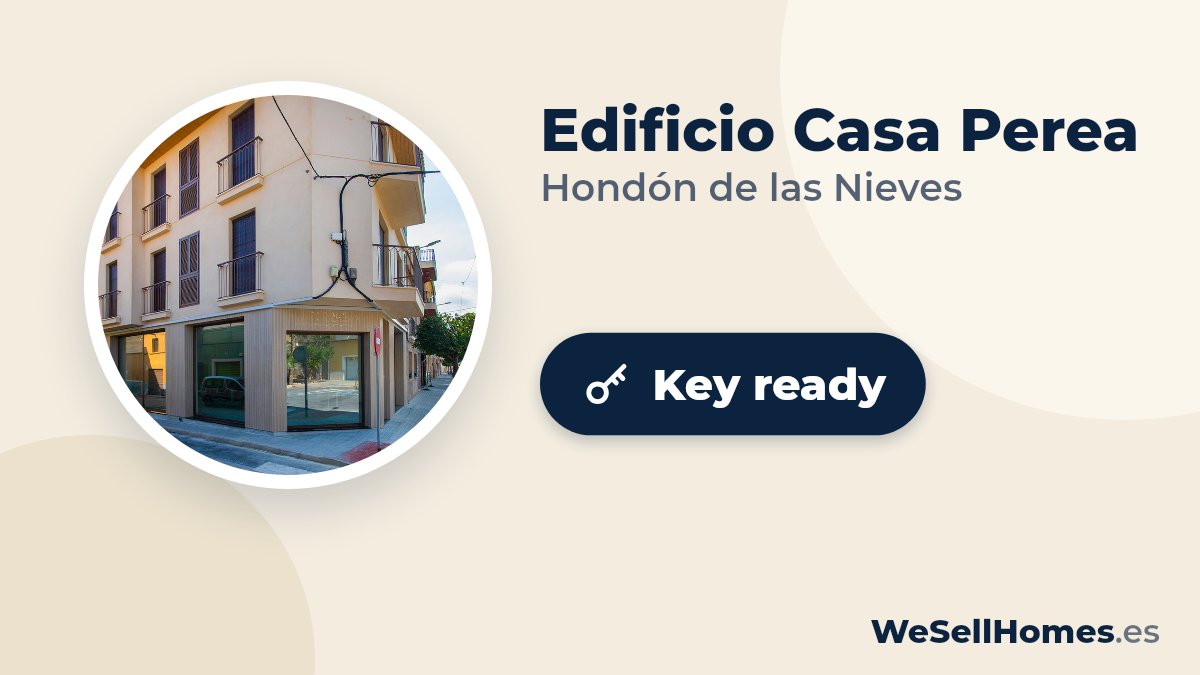 Edificio Casa Perea, Hondón de las Nieves: Key ready