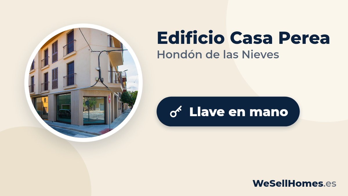 Edificio Casa Perea, Hondón de las Nieves: Llave en mano