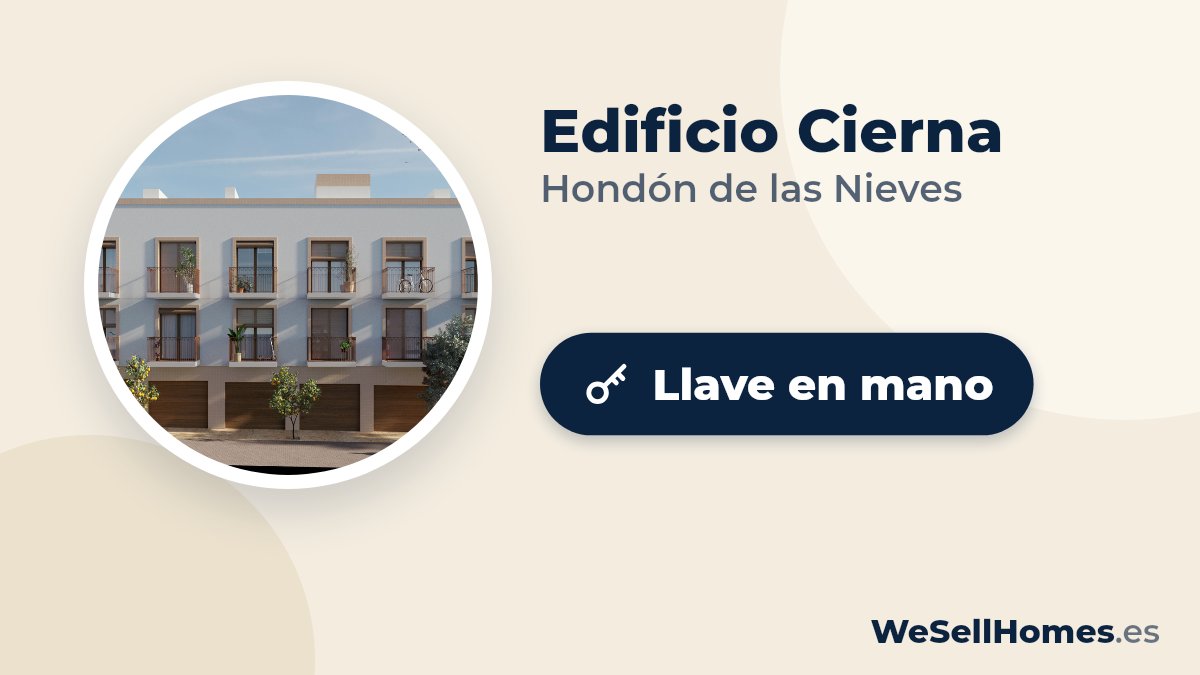 Edificio Cierna, Hondón de las Nieves: Llave en mano