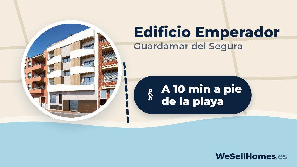 Edificio Emperador, Guardamar del Segura: A 10 min a pie de la playa