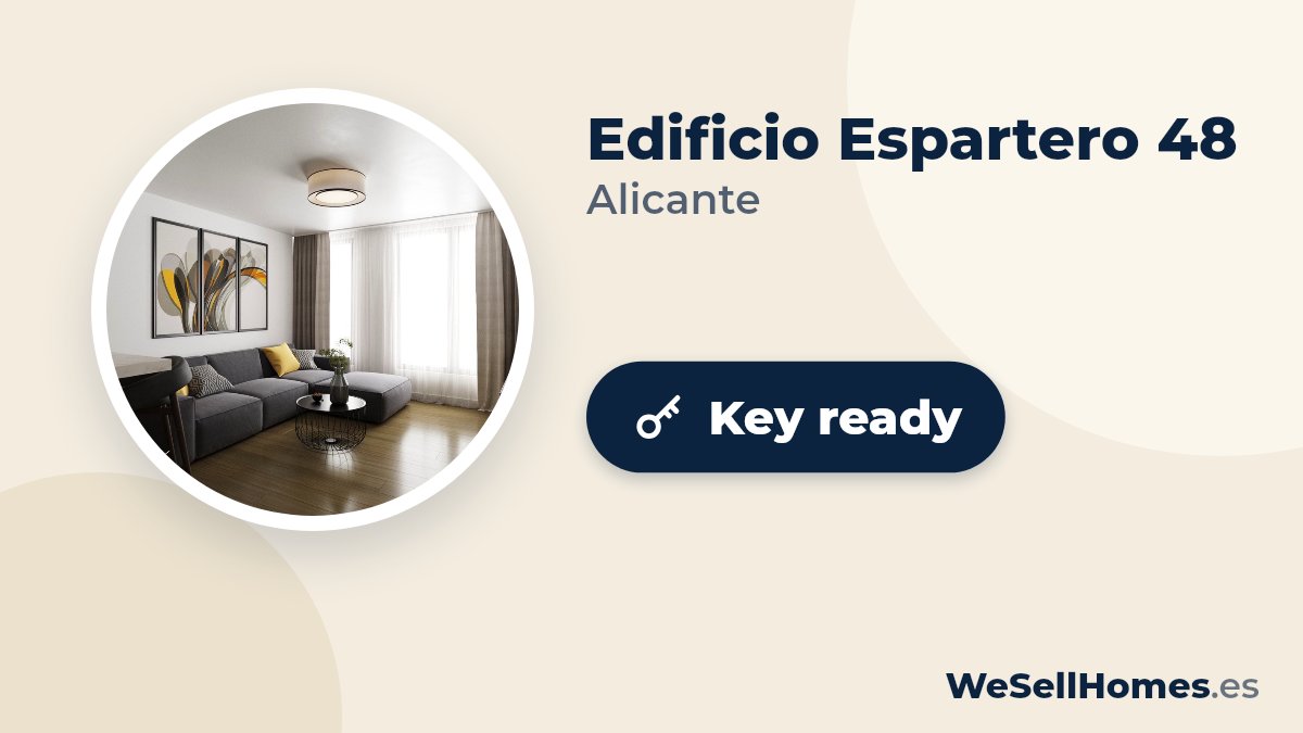 Edificio Espartero 48, Alicante: Key ready