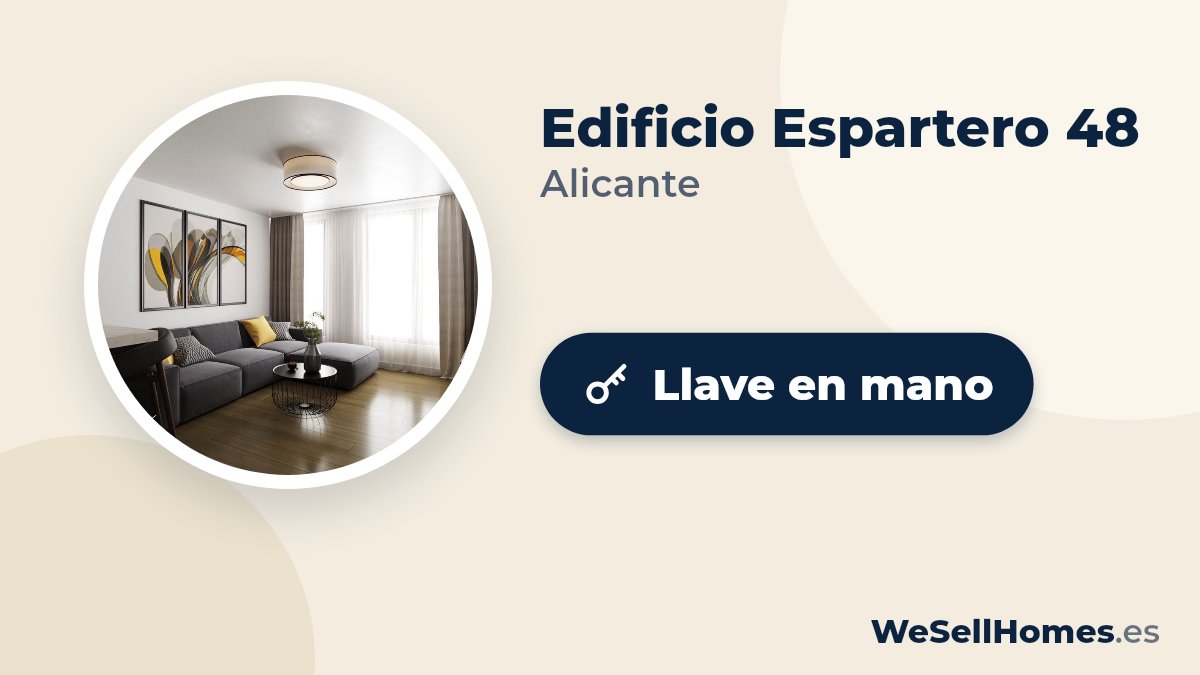 Edificio Espartero 48, Alicante: Llave en mano