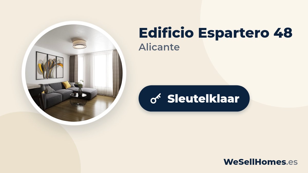 Edificio Espartero 48, Alicante: Sleutelklaar
