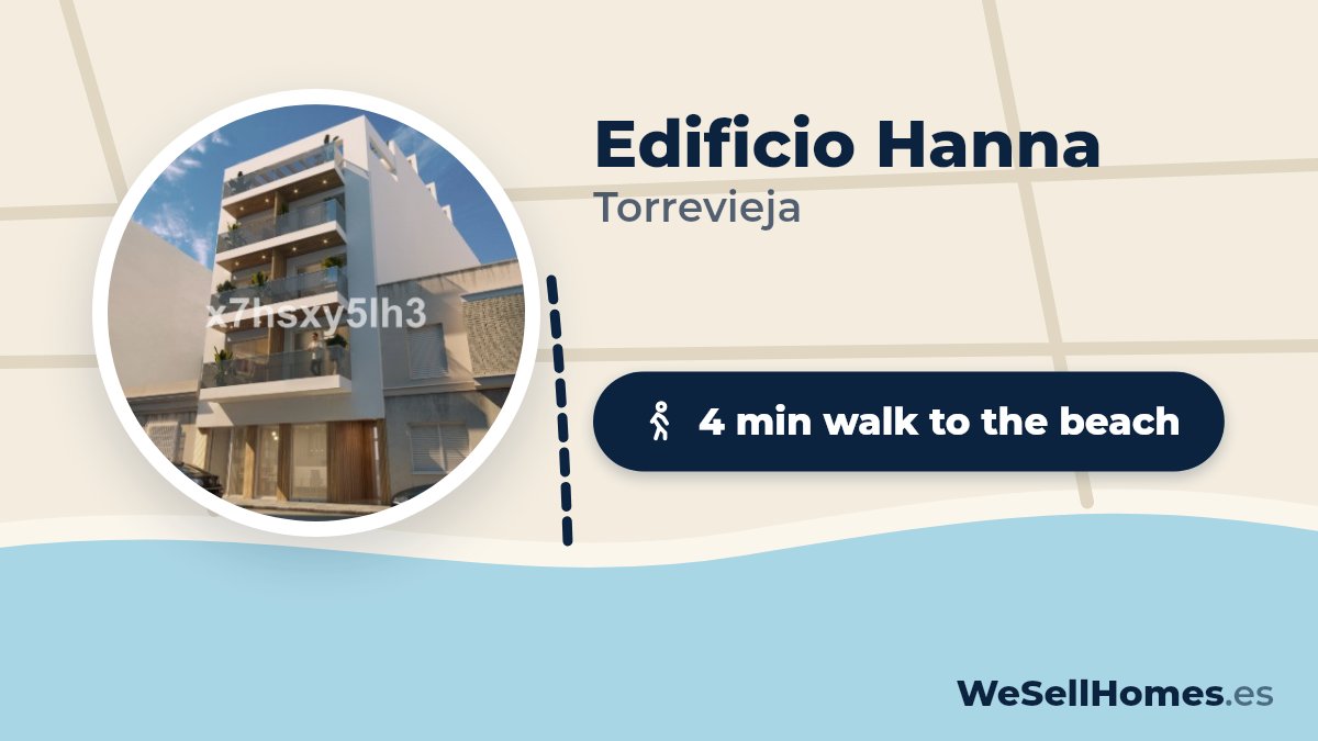 Edificio Hanna, Torrevieja: 4 min walk to the beach