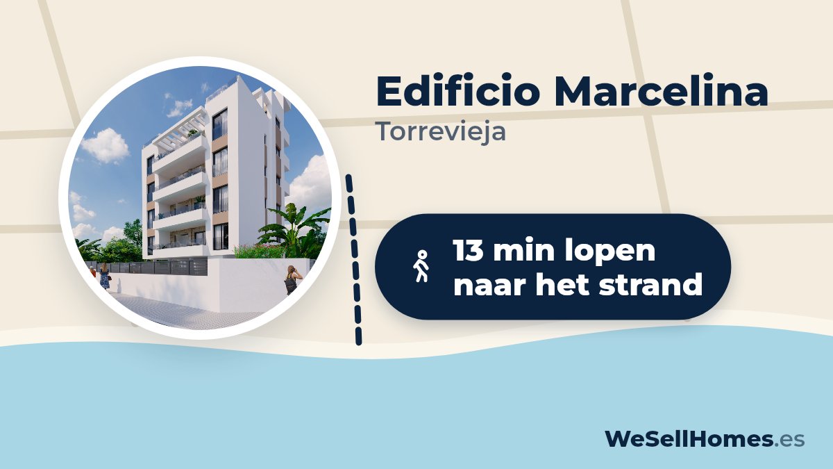 Edificio Marcelina, Torrevieja: 13 min lopen naar het strand