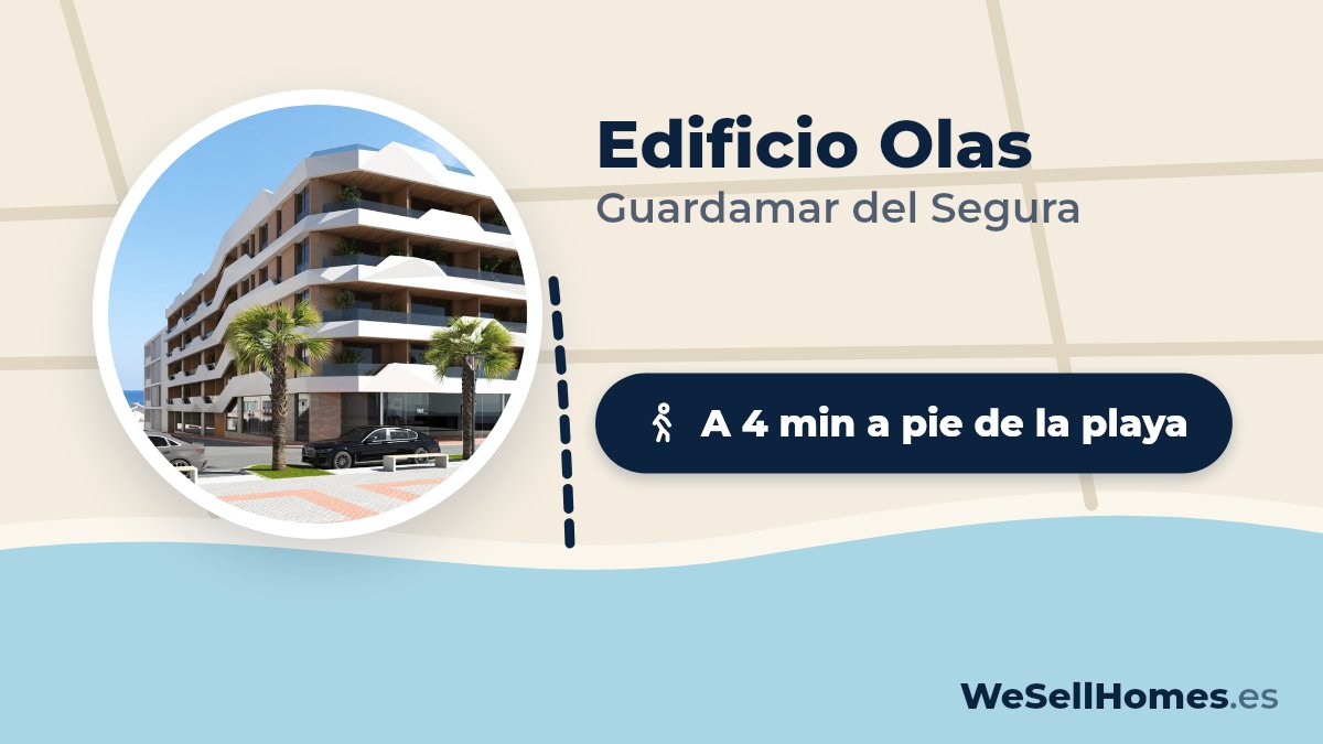 Edificio Olas, Guardamar del Segura: A 4 min a pie de la playa