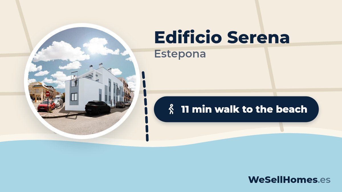 Edificio Serena, Estepona: 11 min walk to the beach