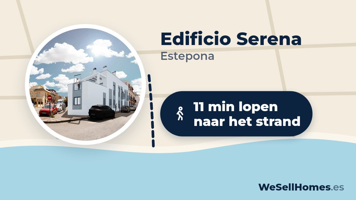 Edificio Serena, Estepona: 11 min lopen naar het strand