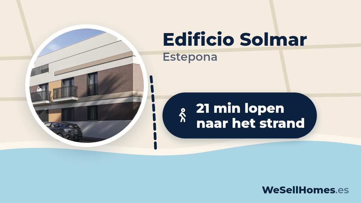 Edificio Solmar, Estepona: 21 min lopen naar het strand