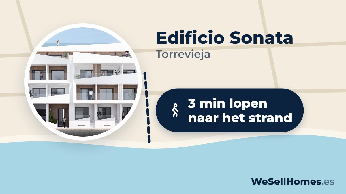 Edificio Sonata, Torrevieja: 3 min lopen naar het strand
