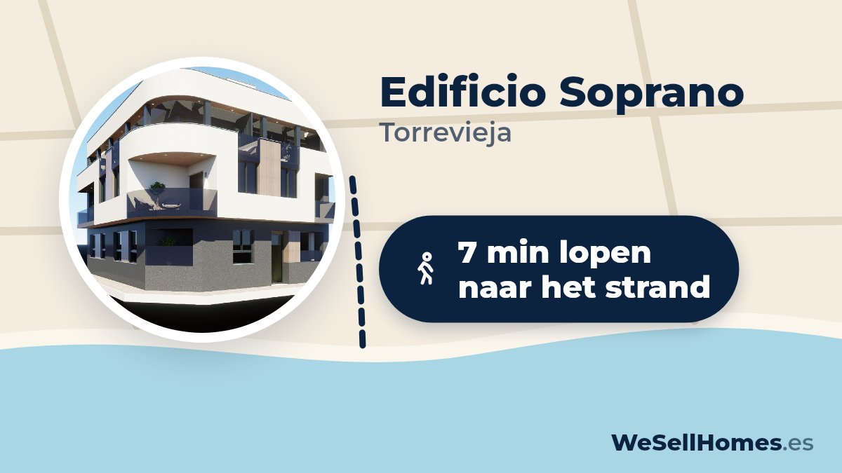 Edificio Soprano, Torrevieja: 7 min lopen naar het strand