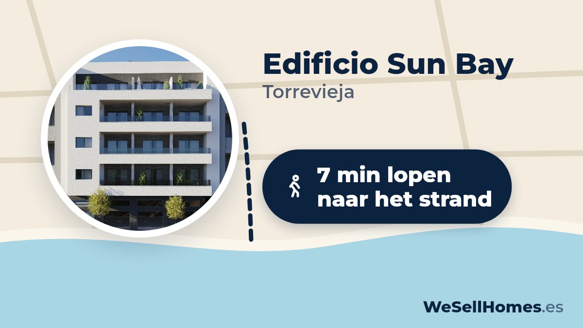 Edificio Sun Bay, Torrevieja: 7 min lopen naar het strand
