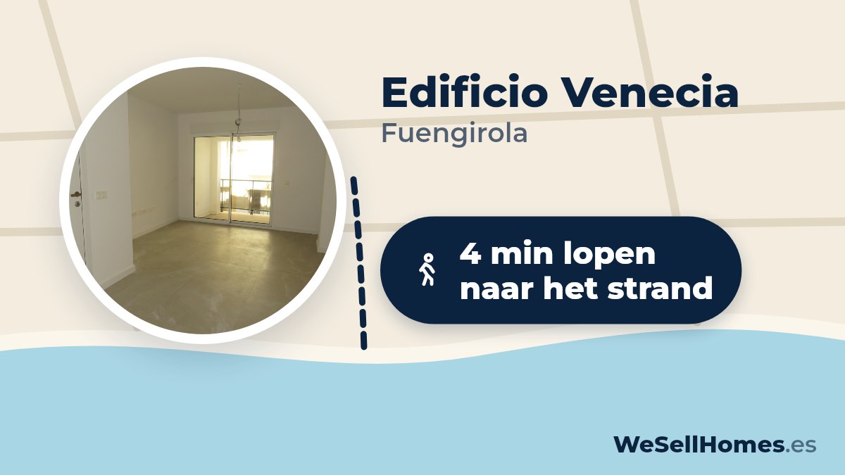 Edificio Venecia, Fuengirola: 4 min lopen naar het strand