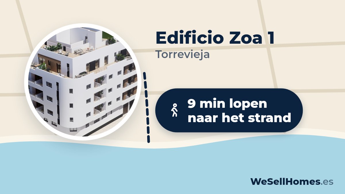 Edificio Zoa 1, Torrevieja: 9 min lopen naar het strand