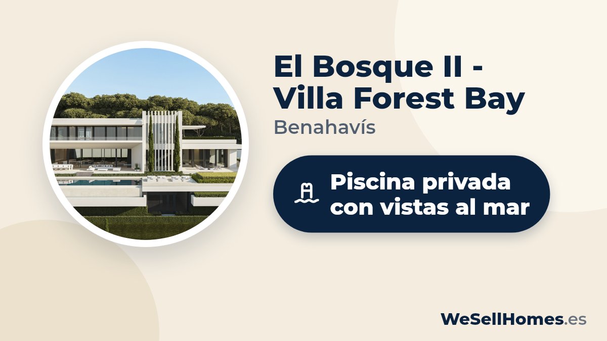 El Bosque II - Villa Forest Bay, Benahavís: Piscina privada con vistas al mar