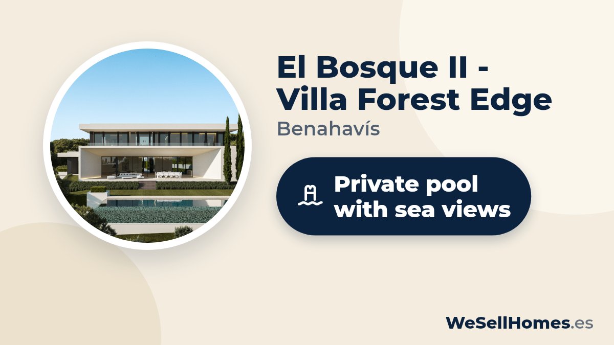 El Bosque II - Villa Forest Edge, Benahavís: Private pool with sea views