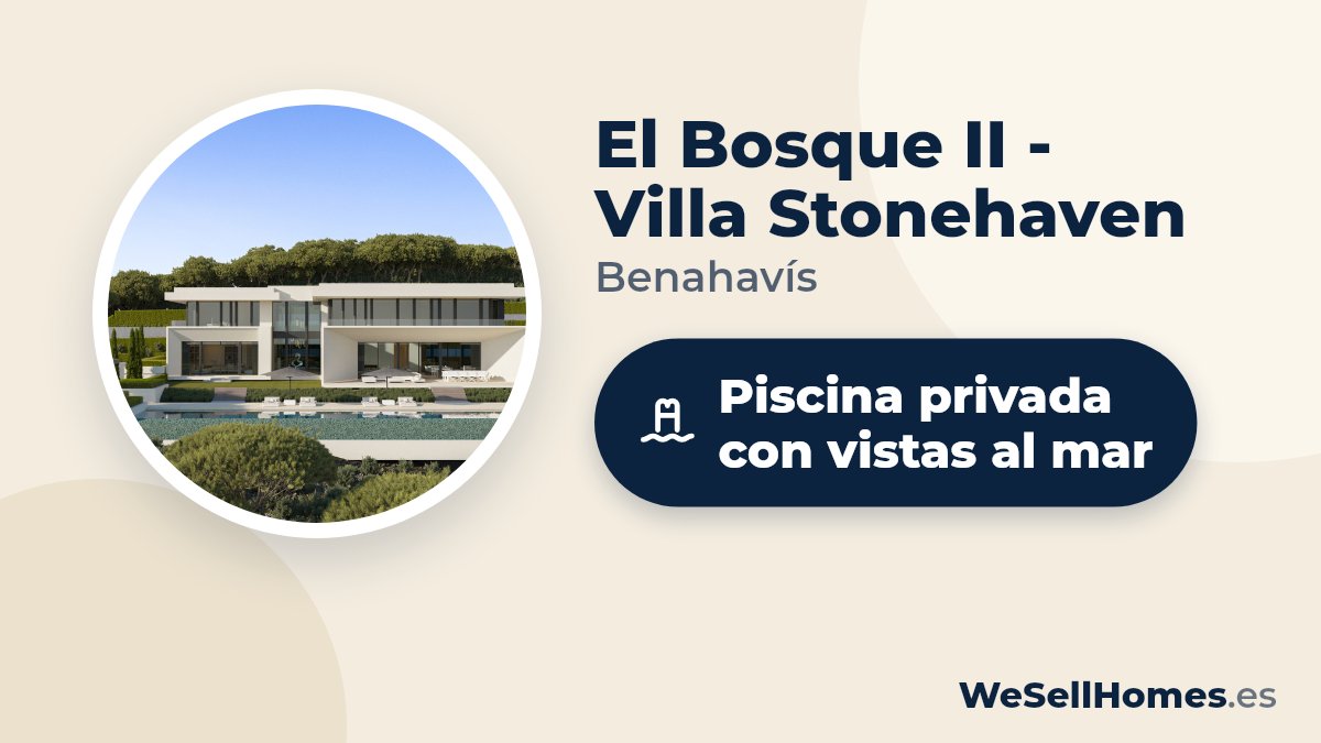 El Bosque II - Villa Stonehaven, Benahavís: Piscina privada con vistas al mar