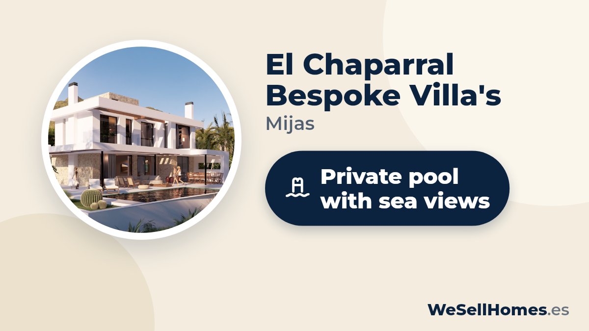 El Chaparral Bespoke Villa's, Mijas: Private pool with sea views