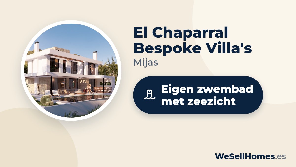 El Chaparral Bespoke Villa's, Mijas: Eigen zwembad met zeezicht