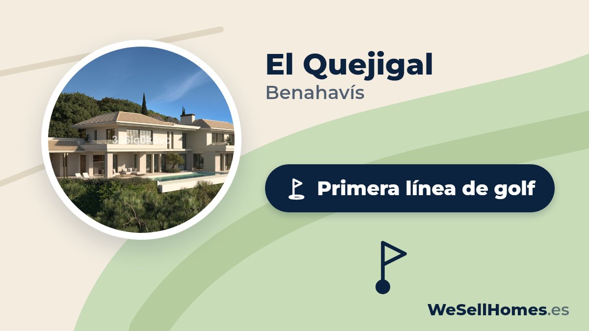 El Quejigal, Benahavís: Primera línea de golf
