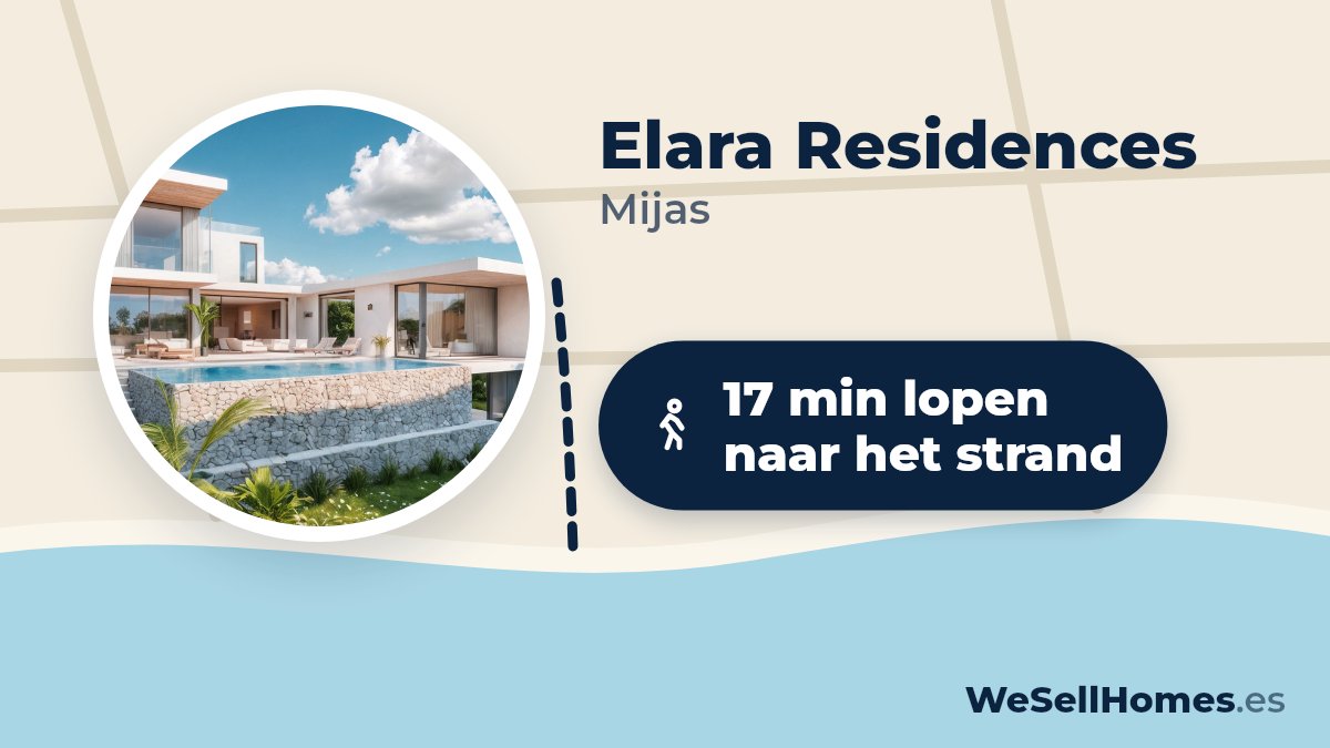 Elara Residences, Mijas: 17 min lopen naar het strand