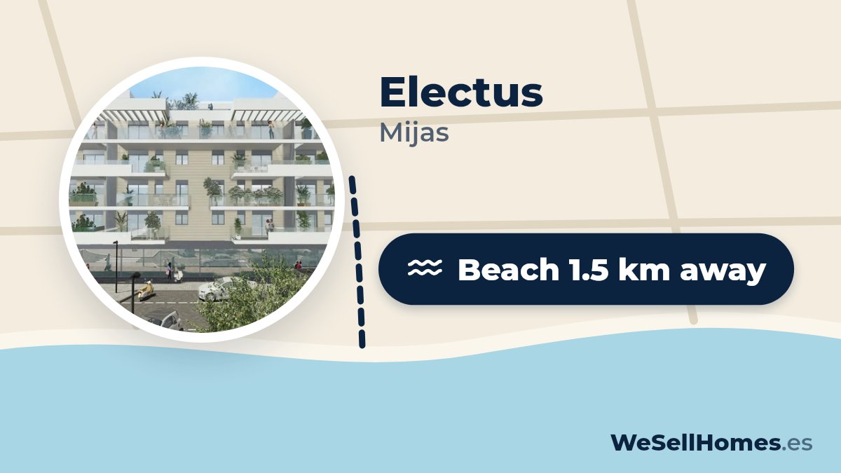 Electus, Mijas: Beach 1.5 km away