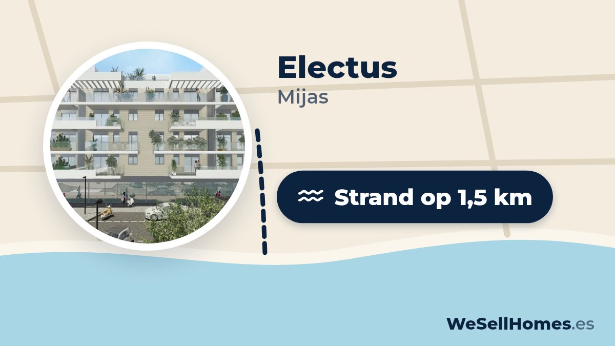 Electus, Mijas: Strand op 1,5 km