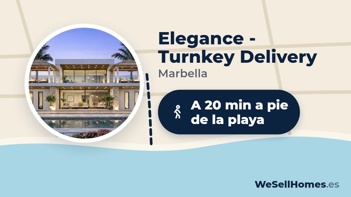 Elegance - Turnkey Delivery, Marbella: A 20 min a pie de la playa