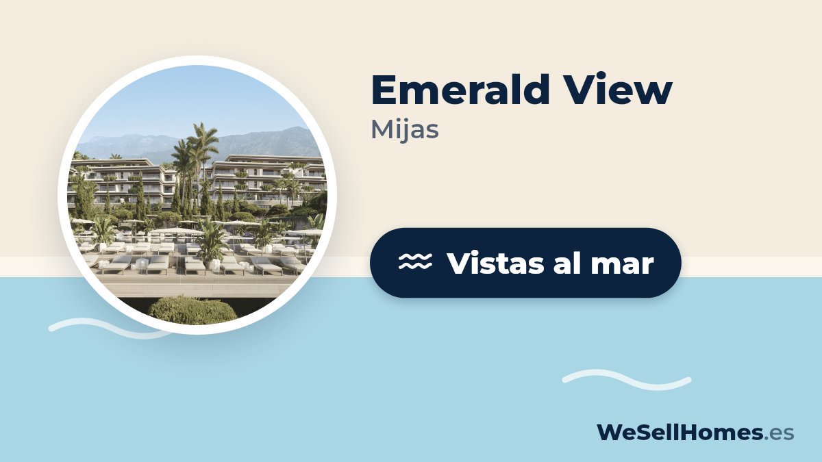 Emerald View, Mijas: Vistas al mar