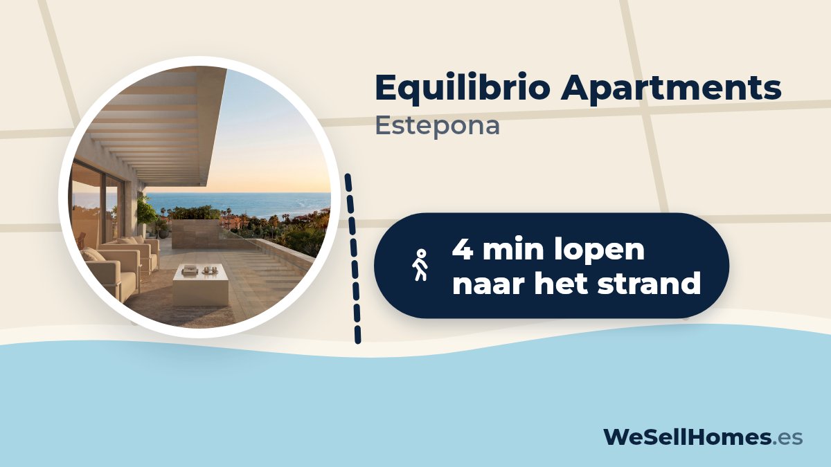 Equilibrio Apartments, Estepona: 4 min lopen naar het strand
