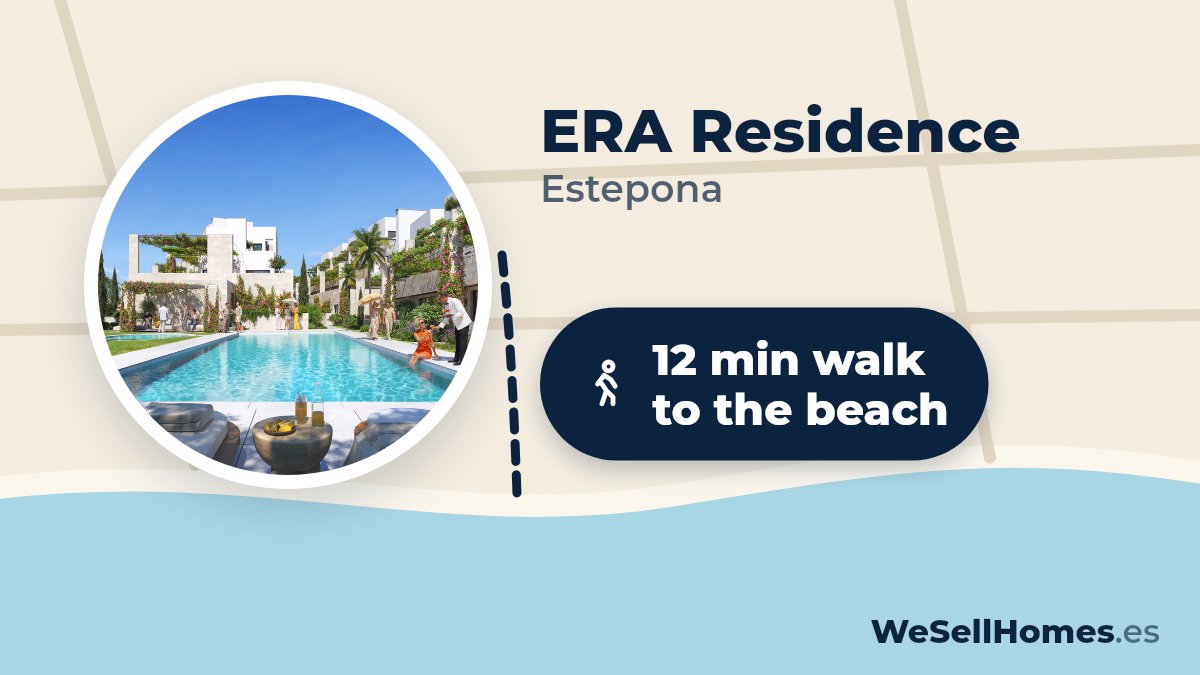 ERA Residence, Estepona: 12 min walk to the beach