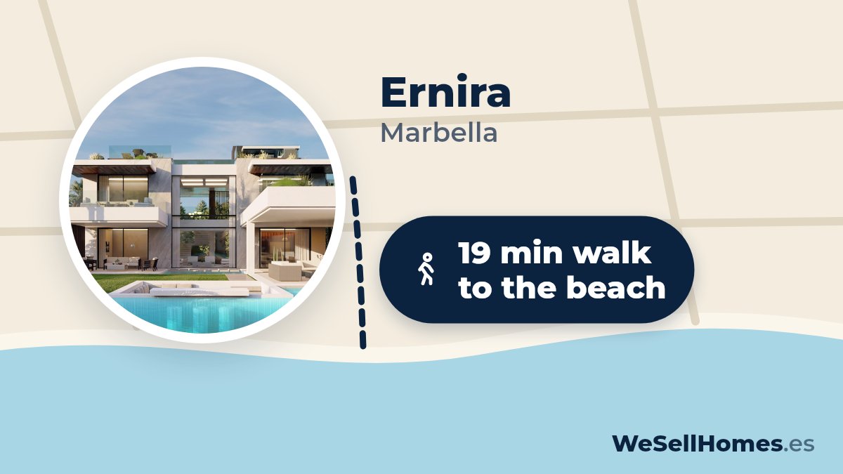 Ernira, Marbella: 19 min walk to the beach