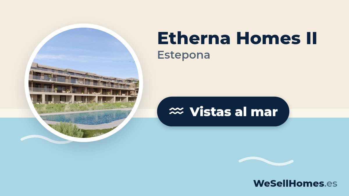 Etherna Homes II, Estepona: Vistas al mar
