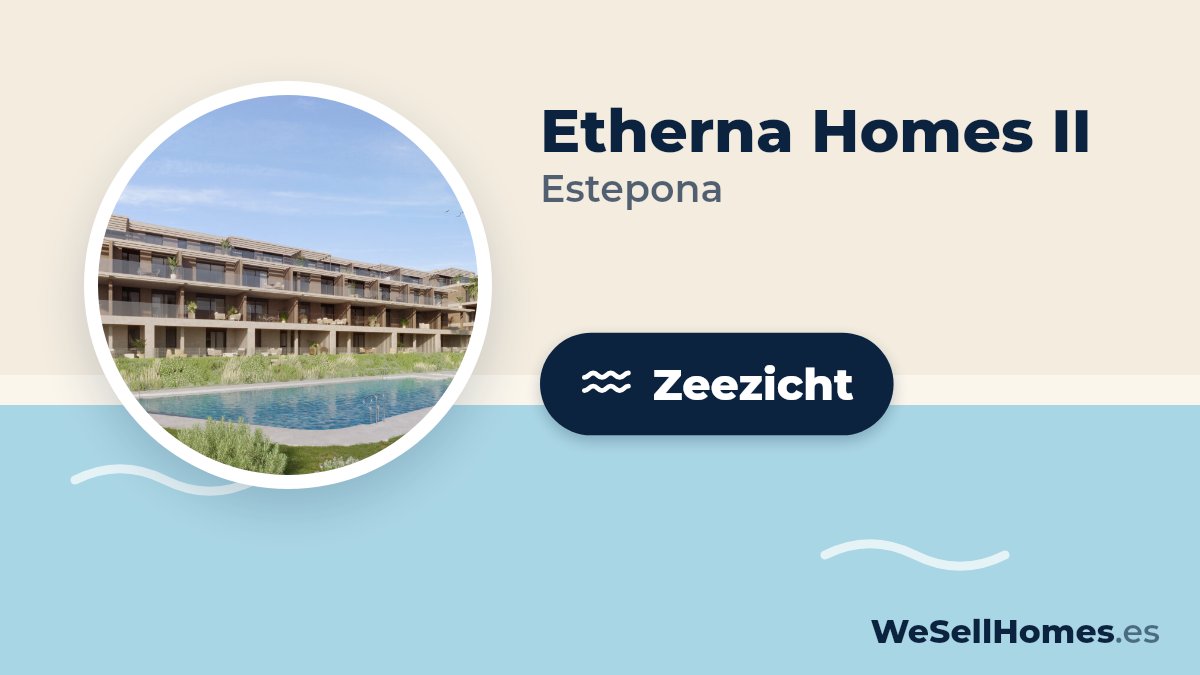 Etherna Homes II, Estepona: Zeezicht