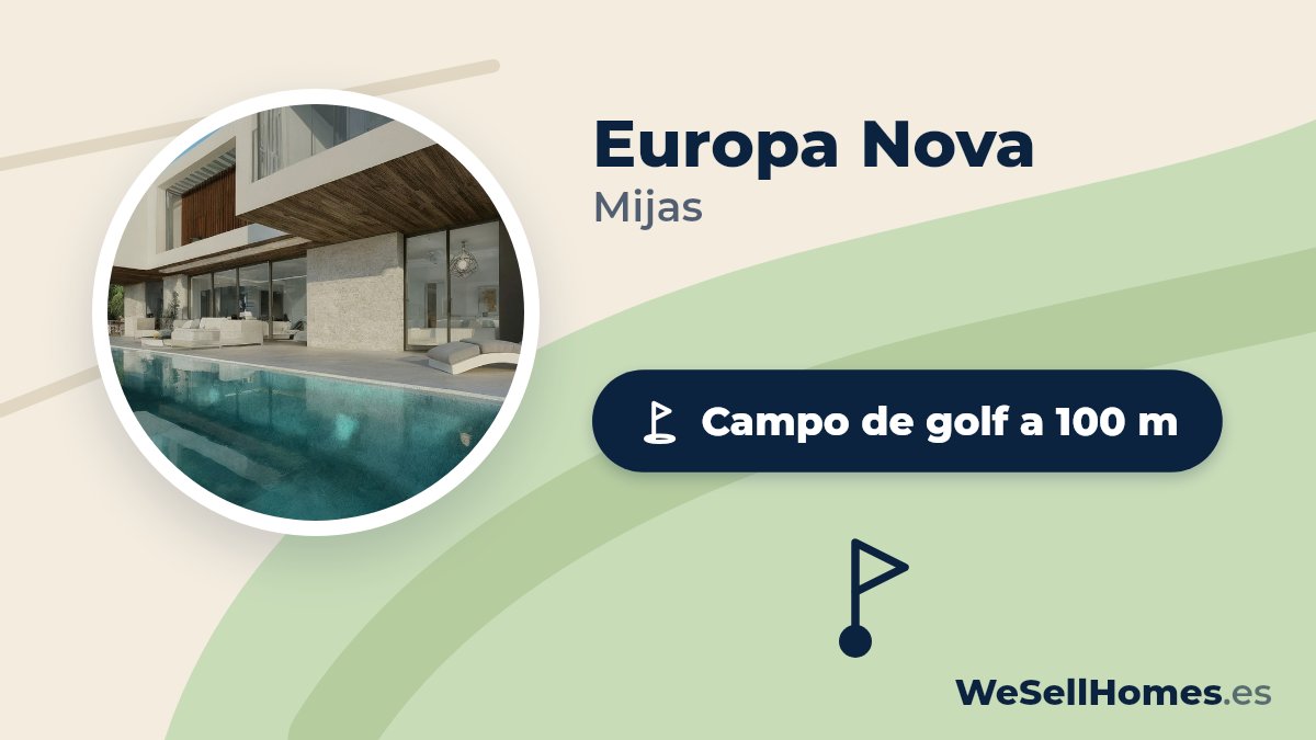 Europa Nova, Mijas: Campo de golf a 100 m