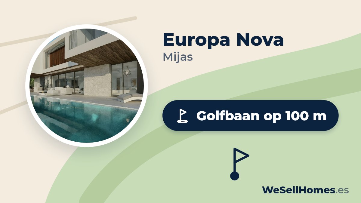 Europa Nova, Mijas: Golfbaan op 100 m