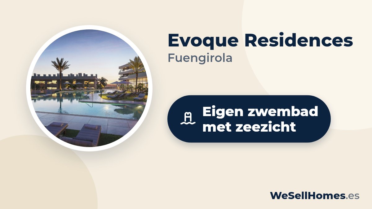 Evoque Residences, Fuengirola: Eigen zwembad met zeezicht