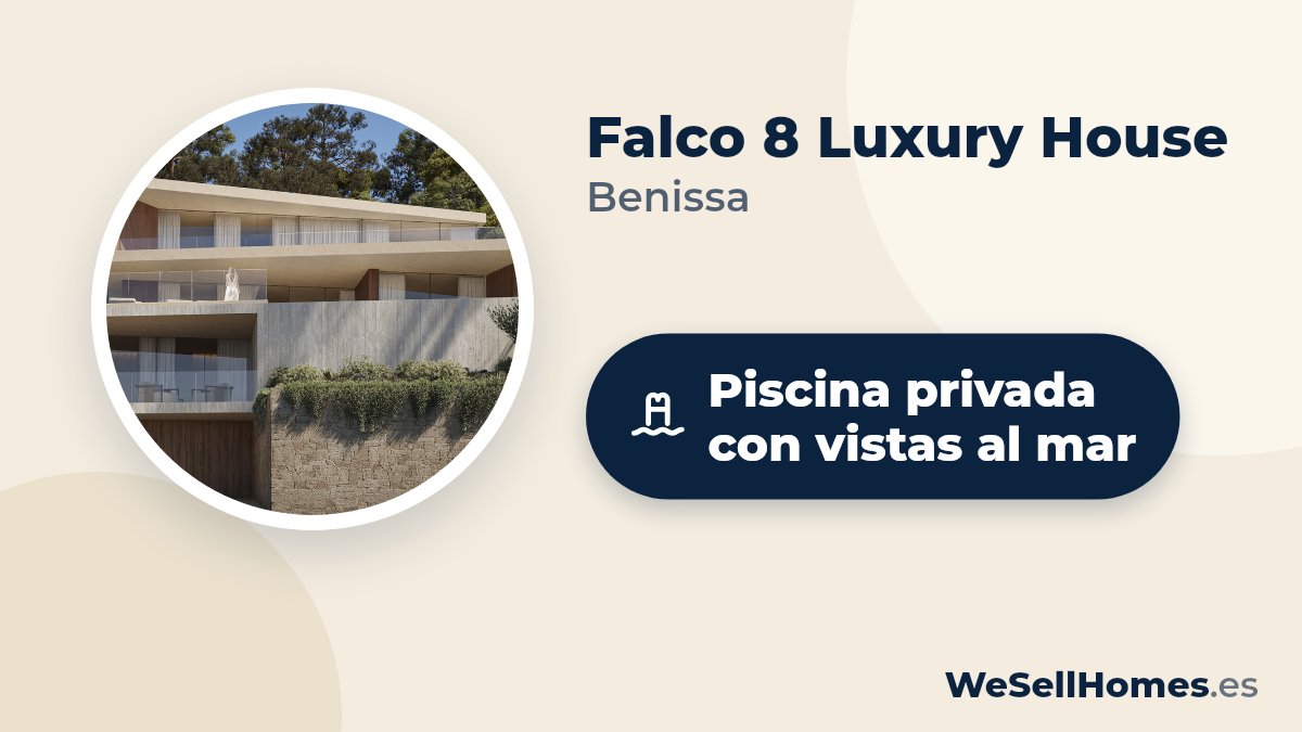 Falco 8 Luxury House, Benissa: Piscina privada con vistas al mar