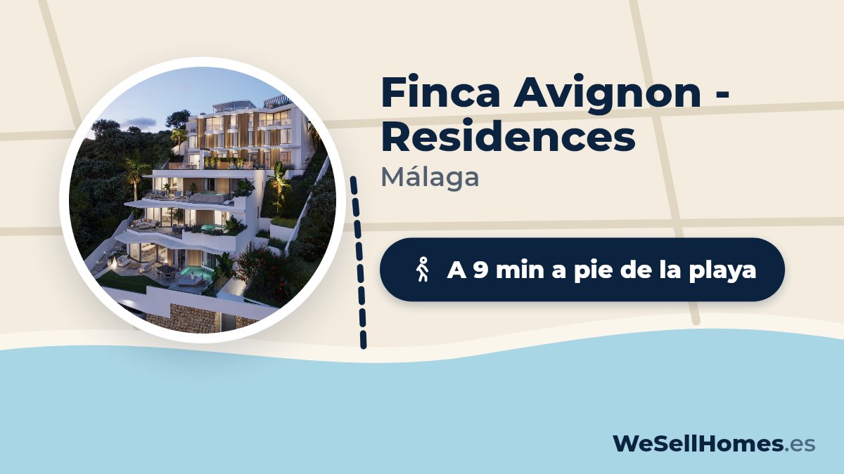 Finca Avignon - Residences, Málaga: A 9 min a pie de la playa